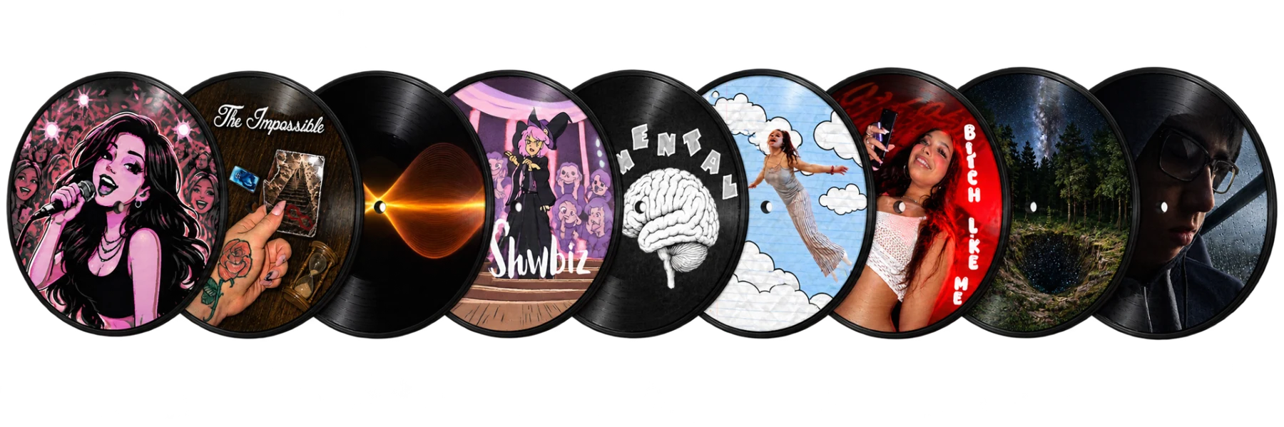 The debut album project imagery